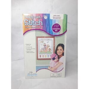 Janlynn Ready Set Stitch Counted Cross Stitch Kit New Beginnings Baby